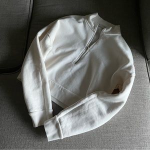 Reformation Marla Cropped Zip Sweatshirt